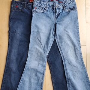 2 pairs of 5S junior jeans